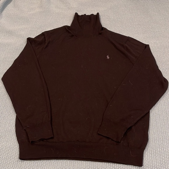 NWOT Polo Ralph Lauren Washable Merino Wool Turtleneck Sweater - Picture 6 of 8